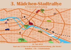 Mädchen-Stadtrallye